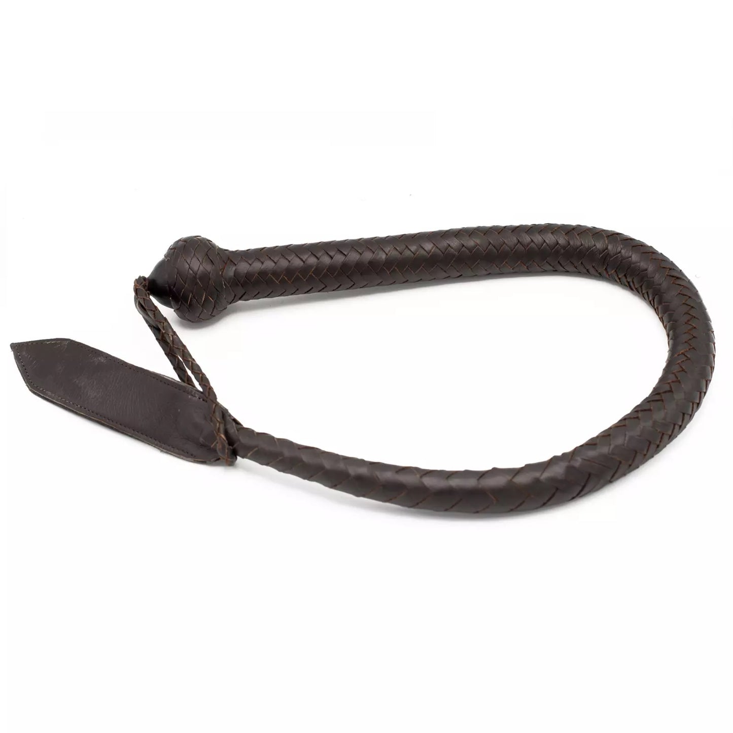 3 Feet Genuine Cow Hide Leather Bullwhip 16 Plait Dragon Tail Style