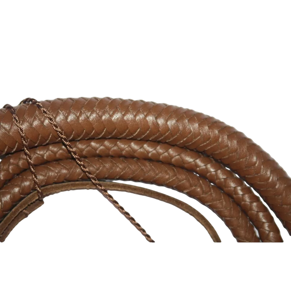6 Feet Genuine Cowhide Leather Handmade Indiana Jones 12 Plait Bull Whip
