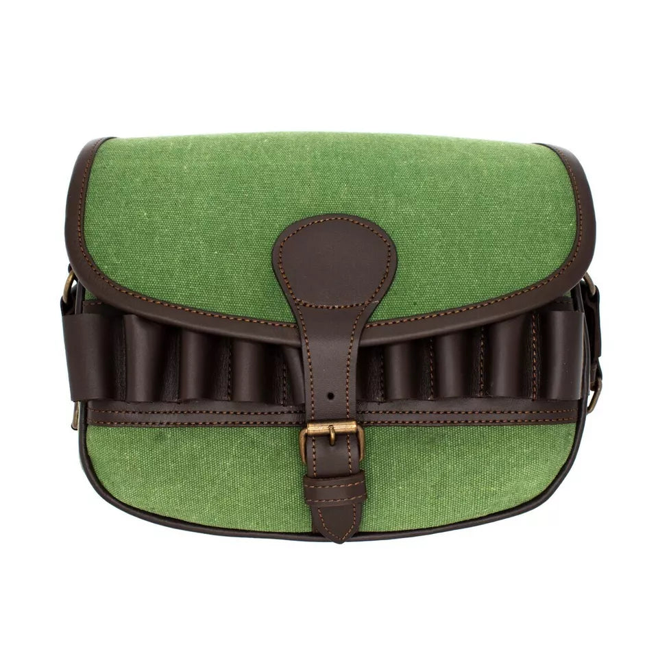 Handmade Leather Shotgun Shell Pouch Hunting Sporting