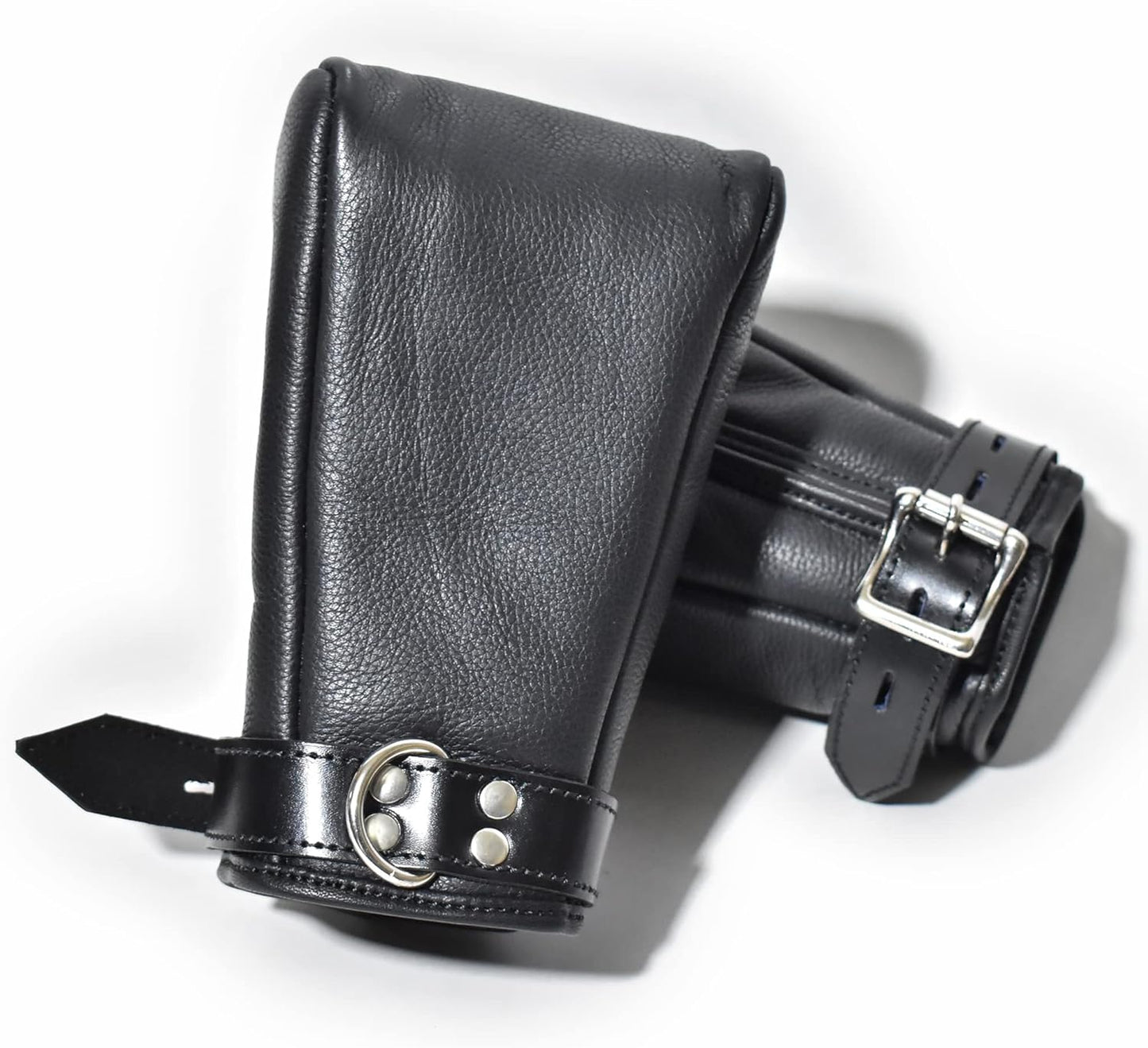 Padded Leather Mittens Set of 2 Restraint Gloves Handmade