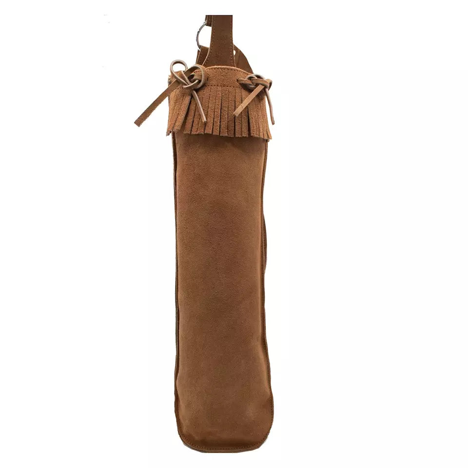 Genuine Suede Leather Archery Back Quiver