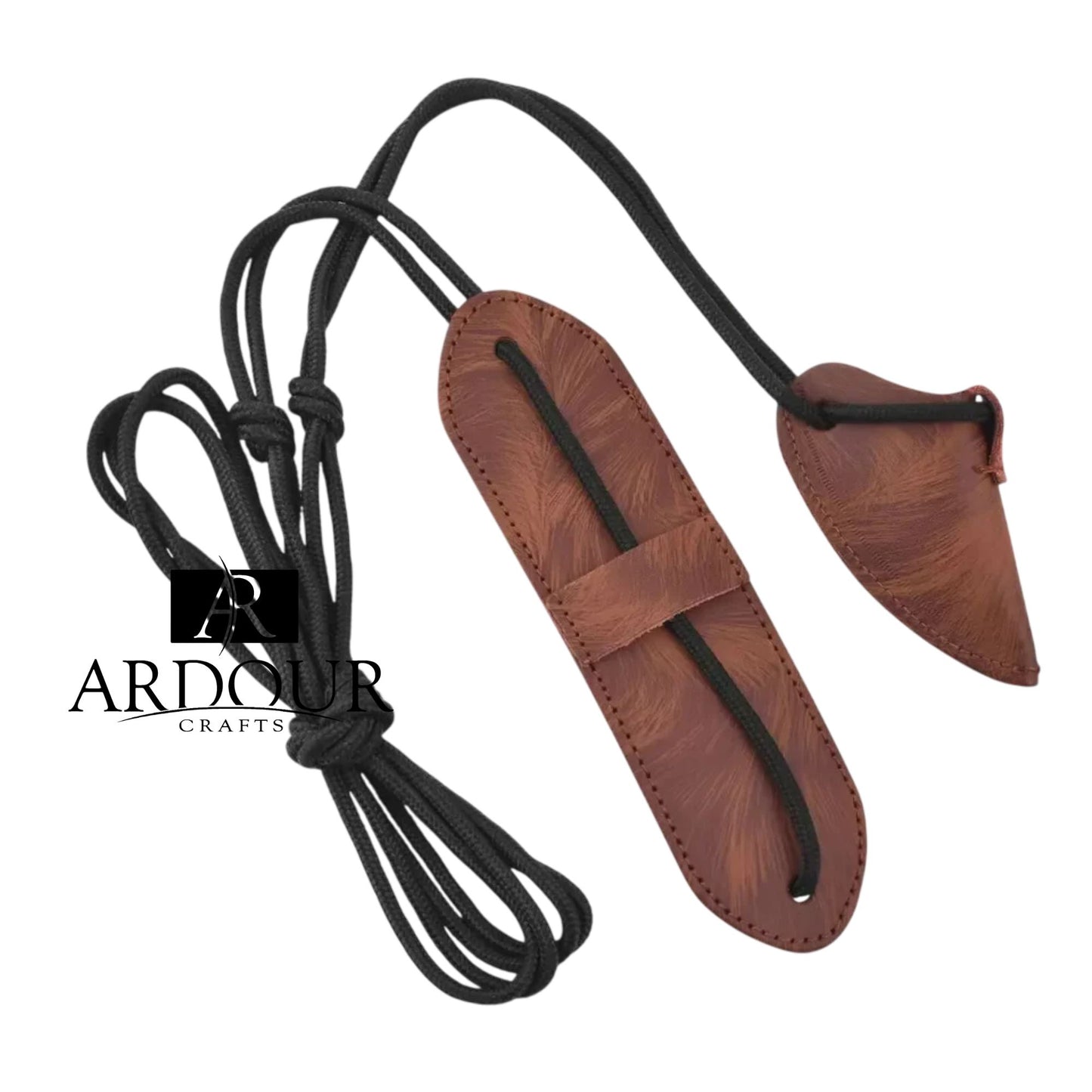 Leather Bow Stringer Safe Effortless Bow Stringing Tool for Recurve Longbow Traditional Bows