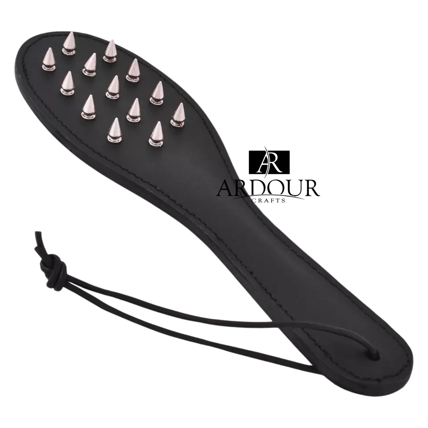 Real Cow Leather Spiked Paddle Belting Leather Slapper BD*SM Paddles for Couples