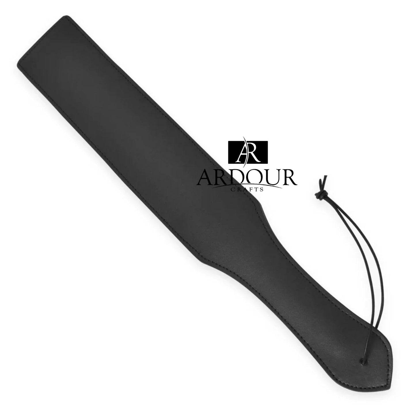 Real Cowhide Saddle Leather Paddle Black BD*SM Slapper Flexible and Wider Gear