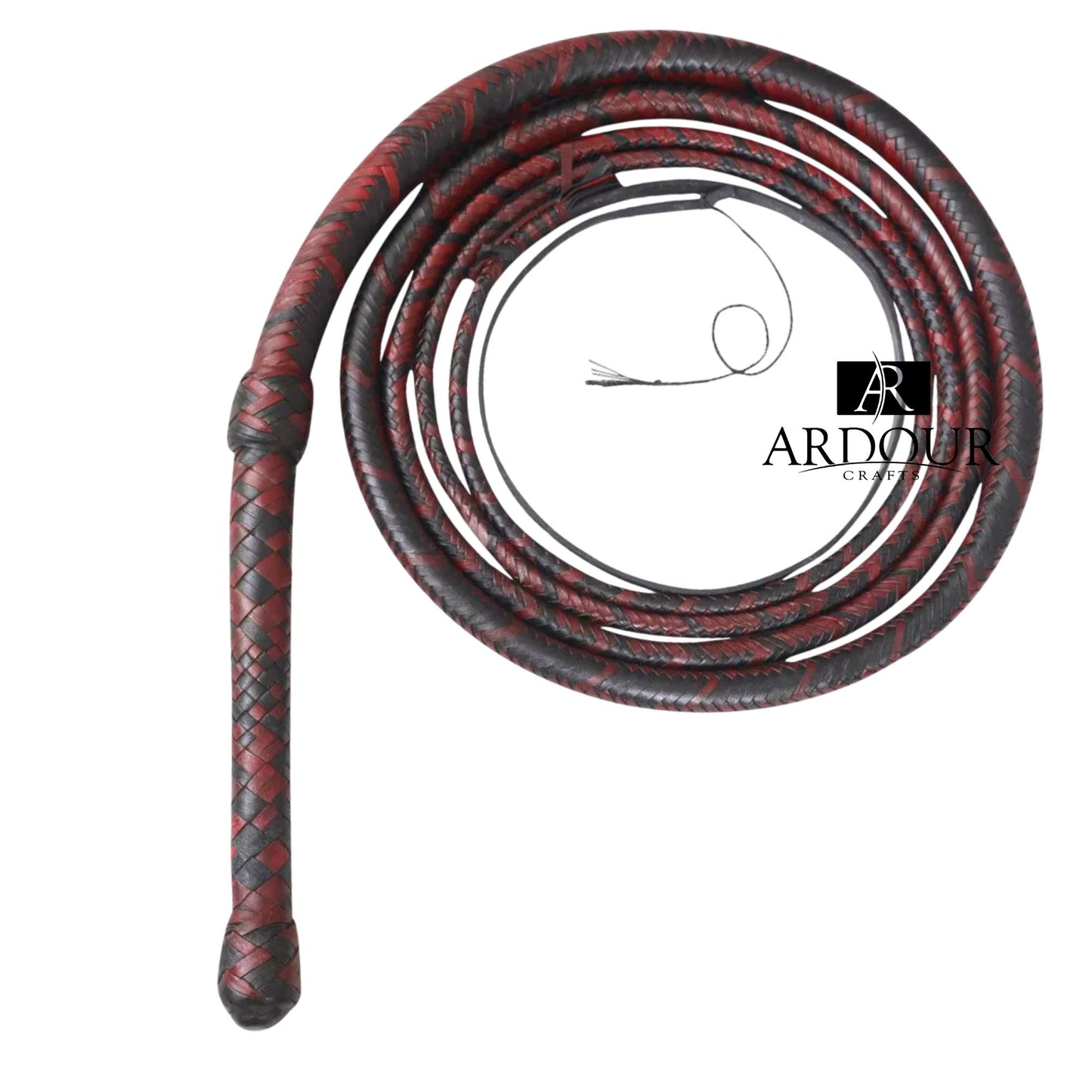 Kangaroo Hide BULLWHIP 04 to 16 Feet Long 16 Plaits Indian Jones BULLWHIP