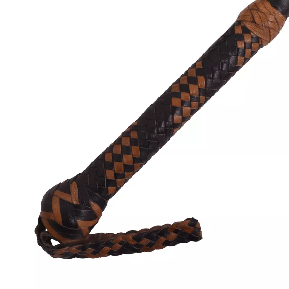 4 Feet to 16 Feet Kangaroo Hide Bullwhip 16 Plait Indiana Jones Style Handmade Bullwhip