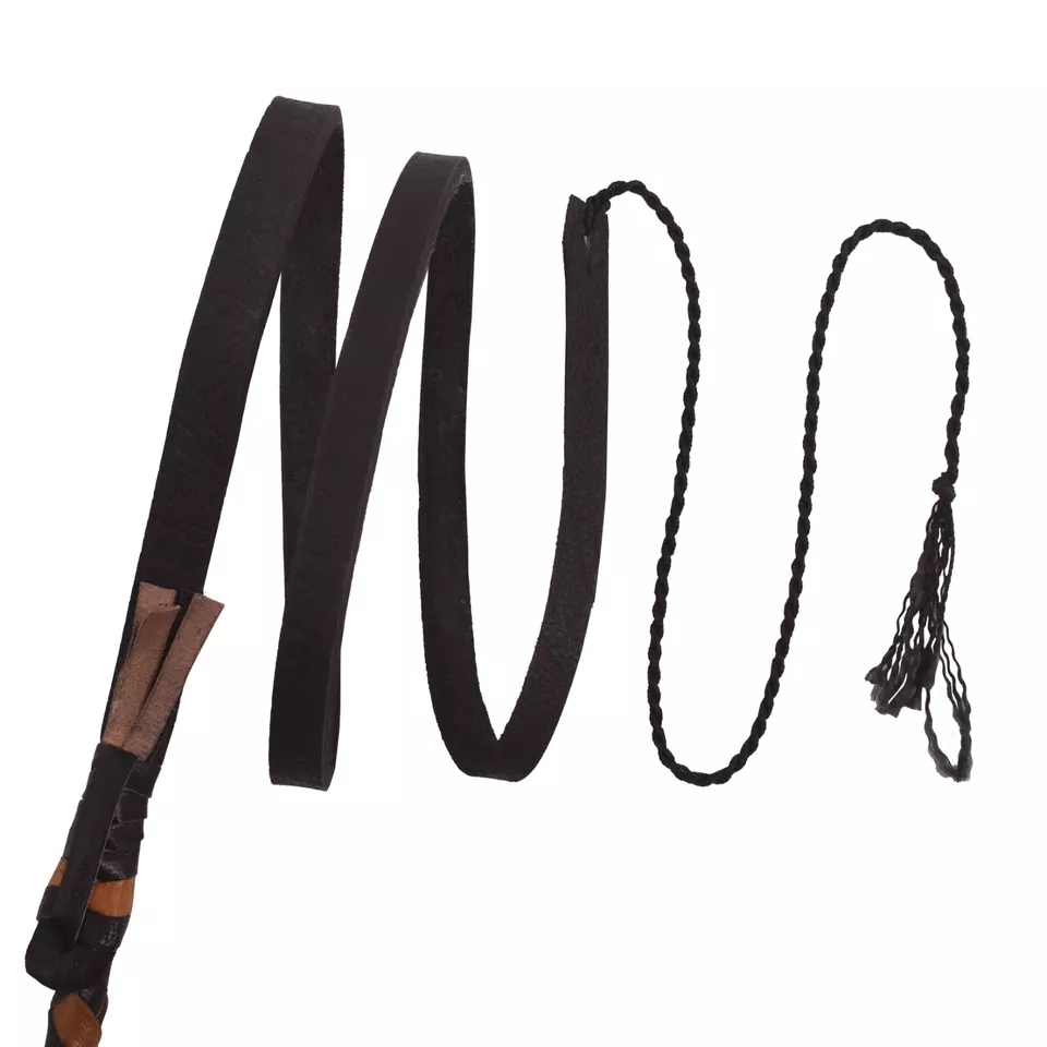 4 Feet to 16 Feet Kangaroo Hide Bullwhip 16 Plait Indiana Jones Style Handmade Bullwhip