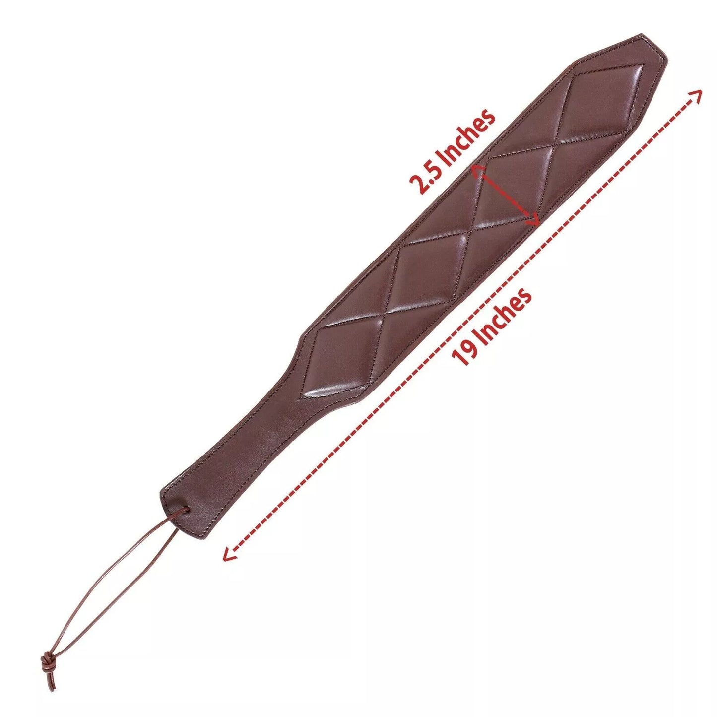 Genuine Cowhide Leather Spanking Paddle BD*SM Fetish Discipline & Flirting Tool