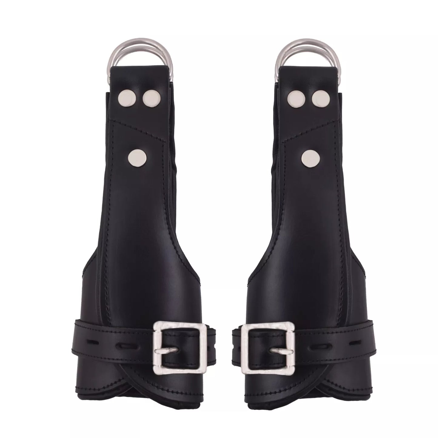 Cowhide Leather Wrist Ankle Cuffs BD*SM Restraint Set Handmade