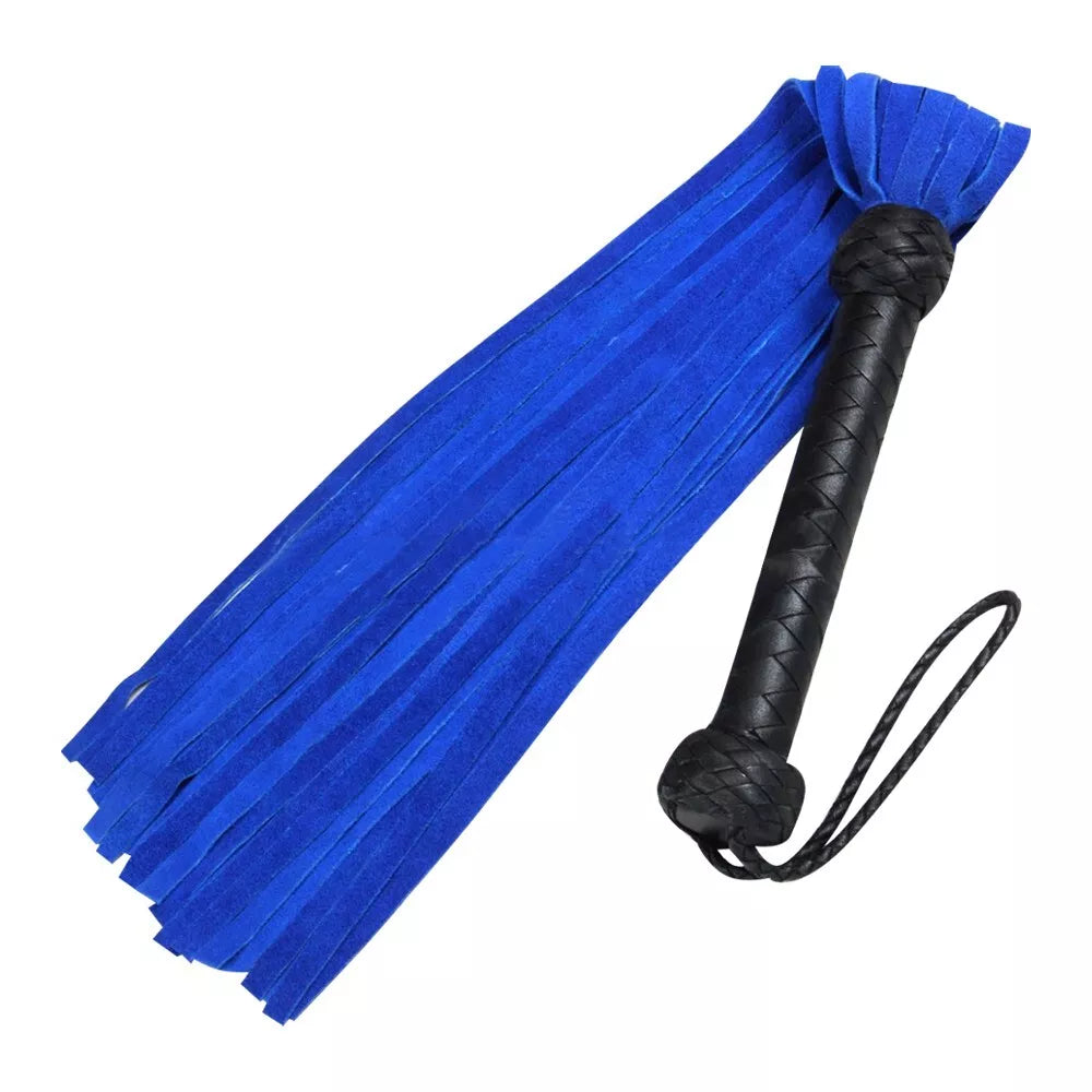 Handmade Genuine Cowhide Leather Flogger 25 Thick Tails for BDSM* Play