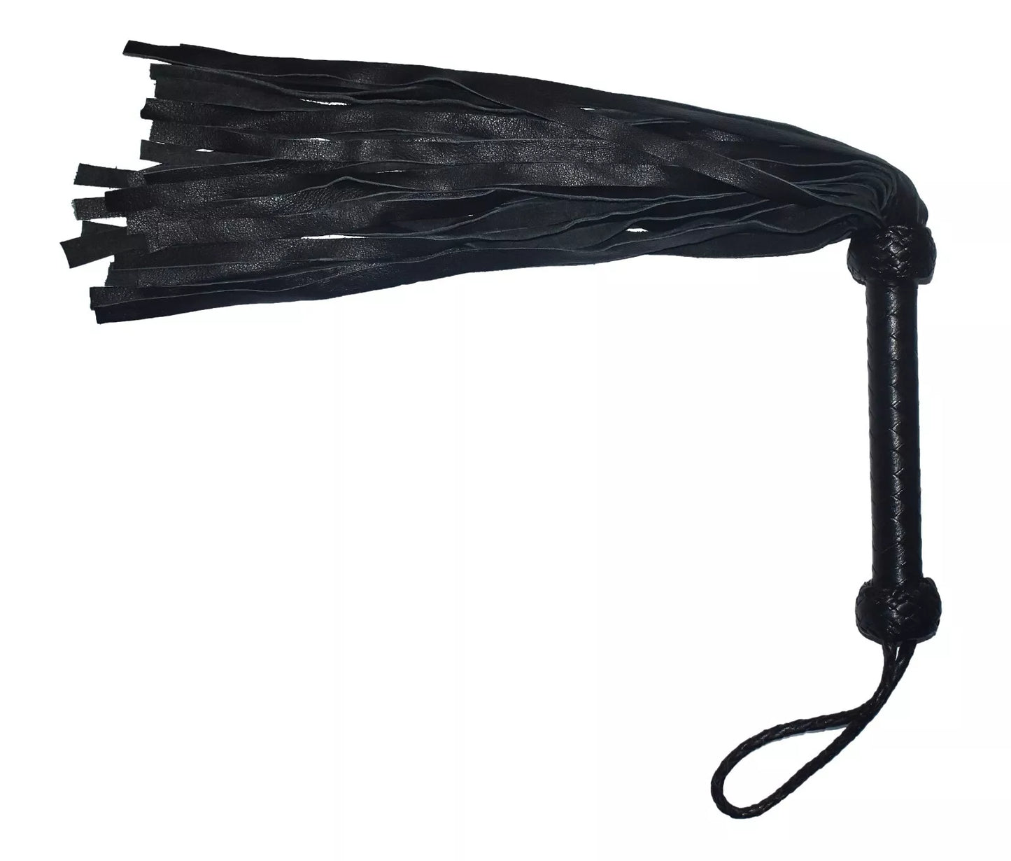 Genuine Cowhide Leather Flogger 35 Thick Tails Heavy Trudy Impact Whip Handmade