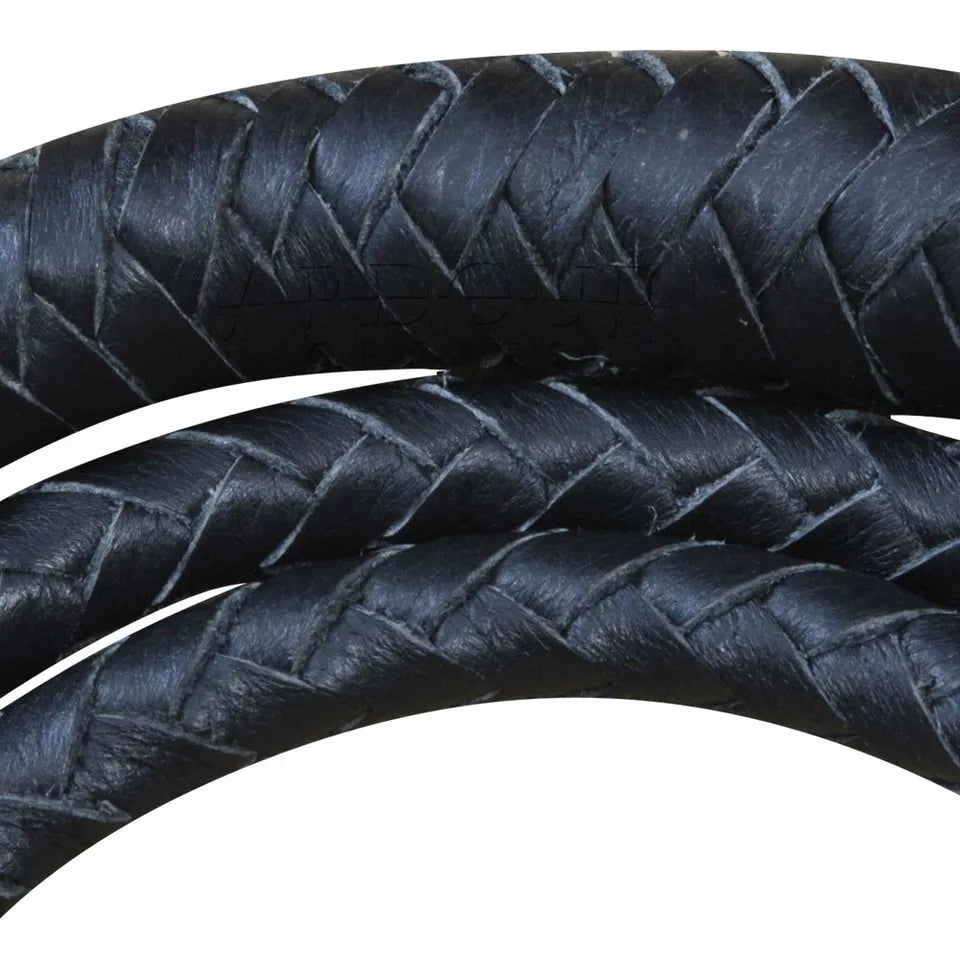 8 Feet Handcrafted Cowhide Leather Bullwhip 12 Plait Design Indiana Jones Inspired