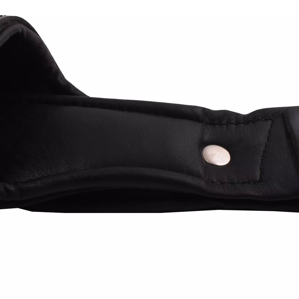 Cowhide Leather Wrist Ankle Cuffs BD*SM Restraint Set Handmade
