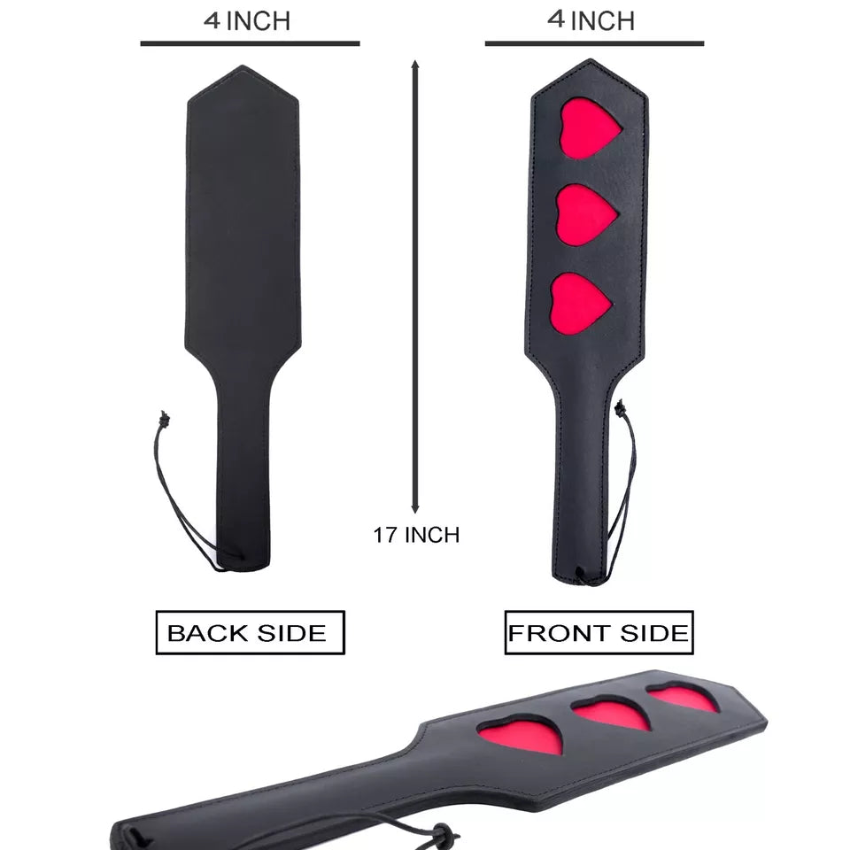 Real Cow Leather Paddle Beat Spanking Paddles BD*SM Flirting Fetish Handmade