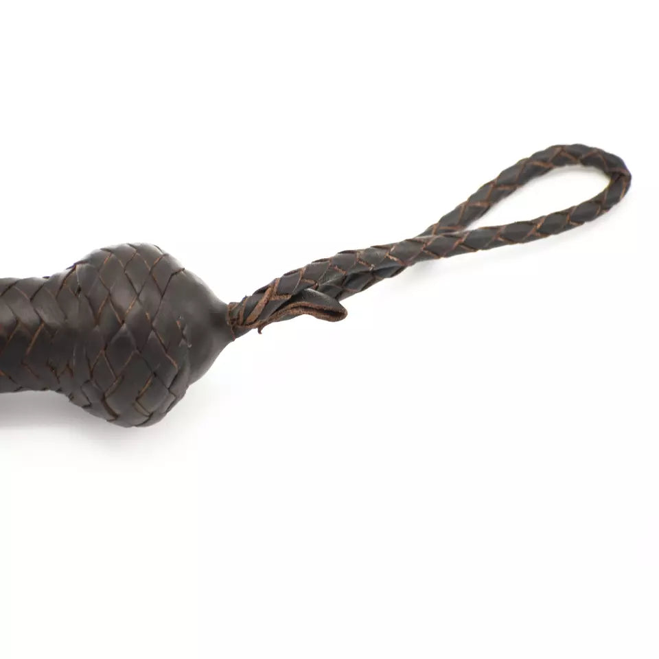 3 Feet Genuine Cow Hide Leather Bullwhip 16 Plait Dragon Tail Style