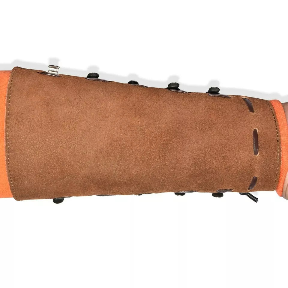 Handmade Leather Archery Arm Guard Forearm Protector