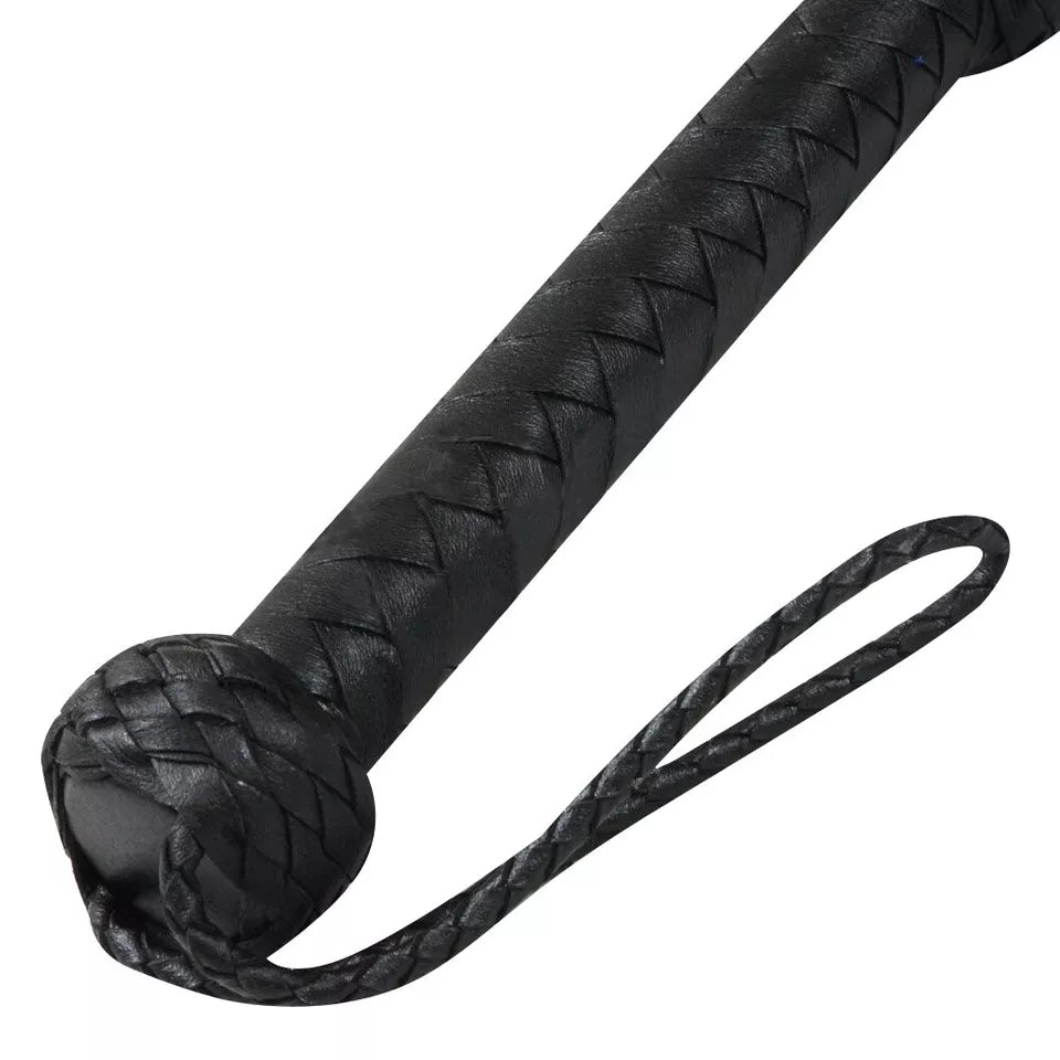 Handmade Genuine Cowhide Leather Flogger 25 Thick Tails for BDSM* Play