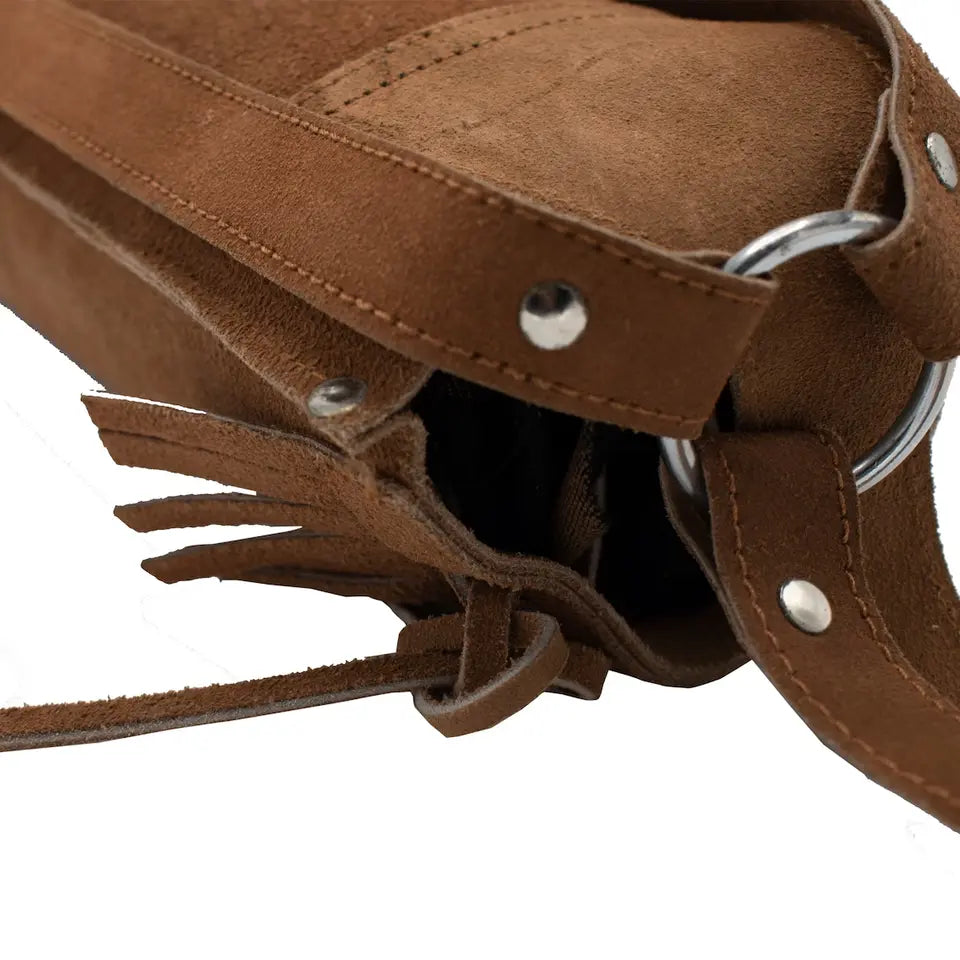 Genuine Suede Leather Archery Back Quiver