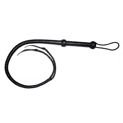 4 to 5 Feet Handmade 12 Plait Genuine Leather Bullwhip Heavy Duty Design