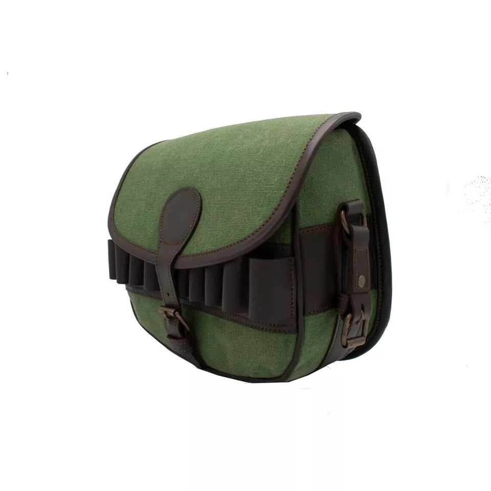 Handmade Leather Shotgun Shell Pouch Hunting Sporting