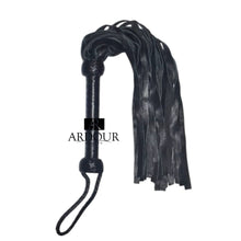 Genuine Cowhide Leather Flogger 35 Thick Tails Heavy Trudy Impact Whip Handmade