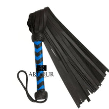 *BDSM* Cowhide Leather Flogger 25 Thick Tails for Heavy Thud Impact