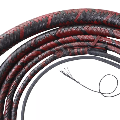 Kangaroo Hide BULLWHIP 04 to 16 Feet Long 16 Plaits Indian Jones BULLWHIP