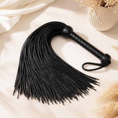 100 Falls Genuine Cowhide Leather Lace Flogger Heavy Stingy Whip