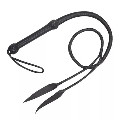 4 to 5 Feet Handmade 12 Plait Genuine Leather Bullwhip Heavy Duty Design