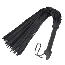 BDSM Heavy Duty Cowhide Leather Flogger 50 Thick Tails for Deep Impact Handmade