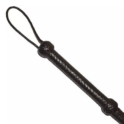 8 Feet 12 plait Indiana Jones Bullwhip Genuine Dark Brown Leather Plait Weaving Handmade