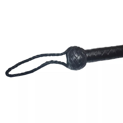 Yellow Genuine Cowhide Leather Flogger 25 Tail Handmade Design