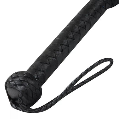 Handmade Genuine Cowhide Leather Flogger 25 Thick Tails for BDSM* Play
